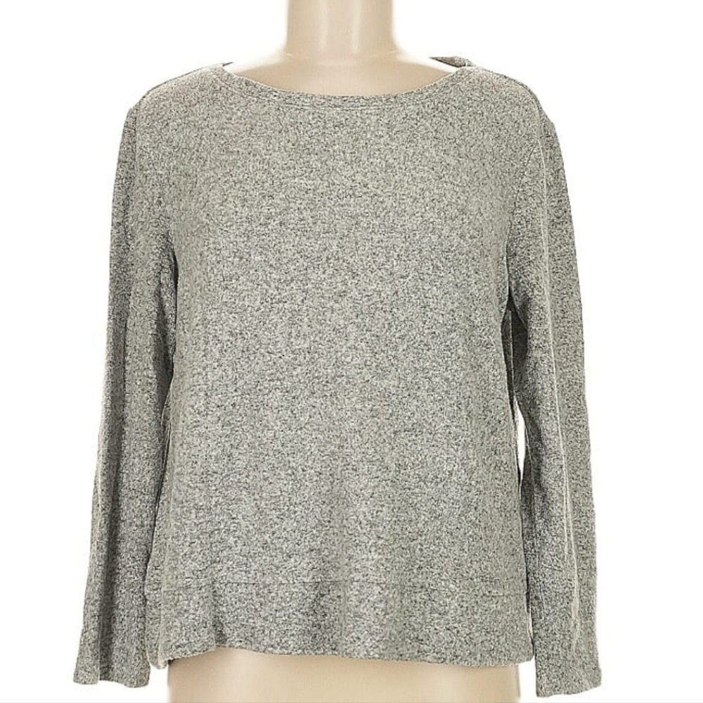 CUTE! ~ LA CERA~ BRUSHED KNIT LONG SLEEVE TOP-L